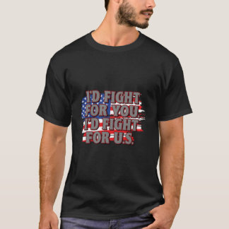 Tävling mot USA:s patriotiska amerikanska patrioti T Shirt