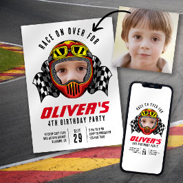 Tävling on Over Photo Födelsedagsfest Inbjudningar