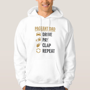 Tävling Papa Köra Betala Klappa Upprepa Tröja Desi Hoodie