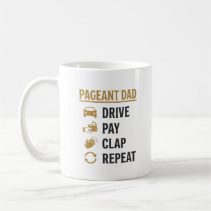 Tävling Papa Köra Betala Klappa Upprepa Tröja Desi Kaffemugg