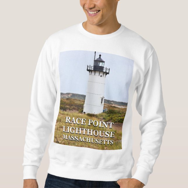 Tävling Point fyr,Massachusetts Sweatshirt (Framsida)