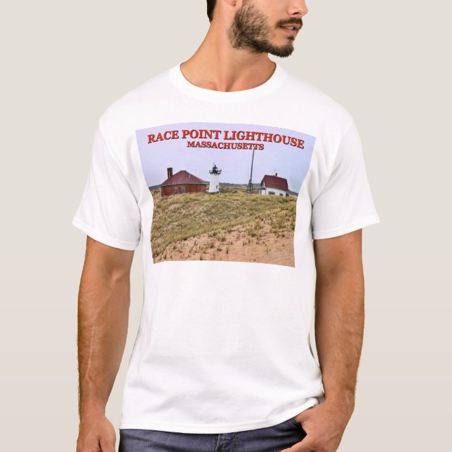 Tävling Point fyr,Massachusetts T-Shirt (Framsida)