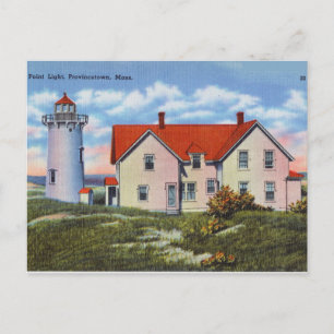Tävling Point Light, Provincetown, Massachusetts Vykort