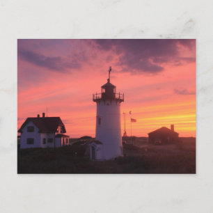 Tävling Point Lighthouse Cape National Seashore Vykort
