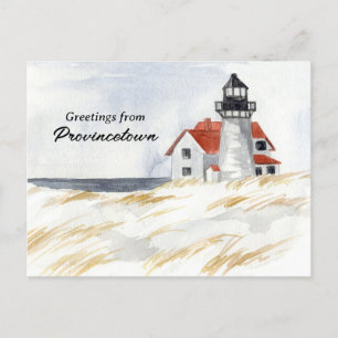 Tävling Point Lighthouse Provincetown Cape Cod Vykort