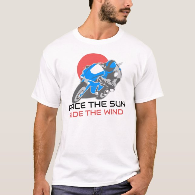 Tävling Sol, rid Vinden T Shirt (Framsida)
