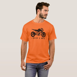 Tävling som segrar - sportcykeln tee