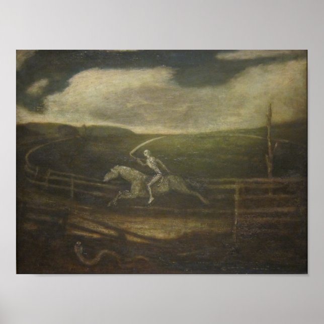 Tävling-spår eller dödsfall på en Blek häst Poster (Framsidan)