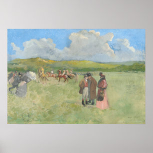 Tävling-spåret - Jean-Louis Forain Fine Art Poster