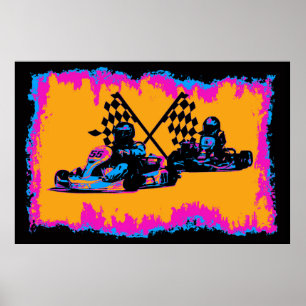 Tävling till Avsluta - Gå Kart Racers Poster
