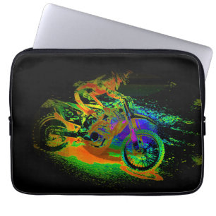 Tävling till Avsluta! - Motocross Racer Laptop Sleeve