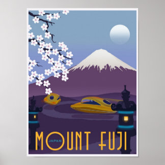 Tävling till Montera Fuji i din flygbil! Poster