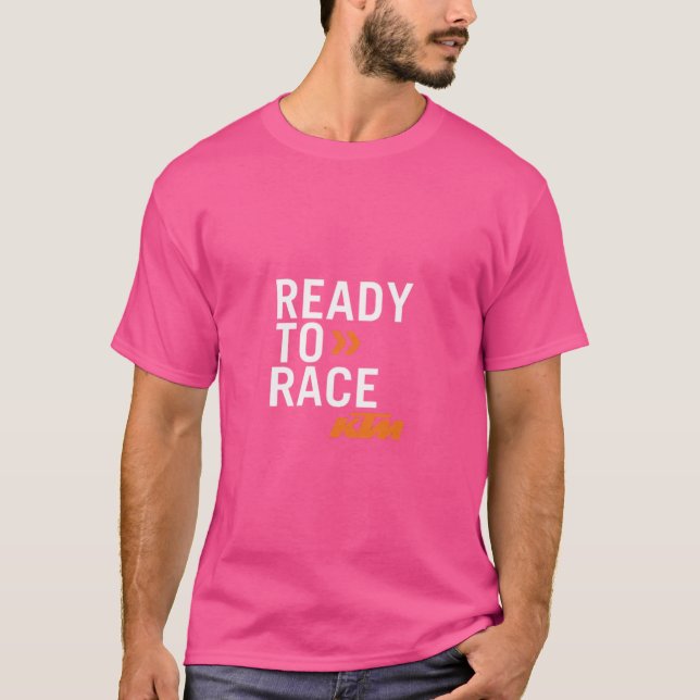 Tävling till Redo Tävla Bull Ktms T Shirt (Framsida)