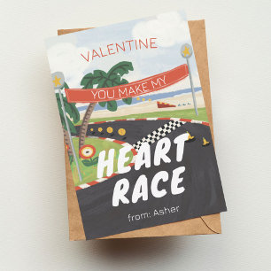 Tävling Track Valentine Inbjudningar