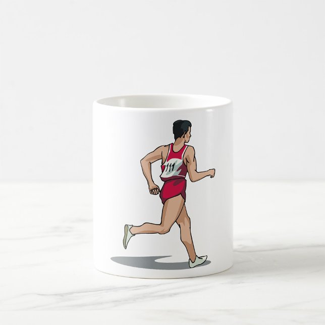Tävling Walker Idrottsman Sports Springer i Rörels Kaffemugg (Skapare uppladdad)