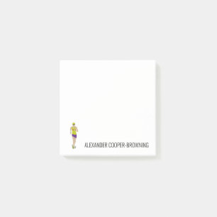 Tävling Walking Post-it Block