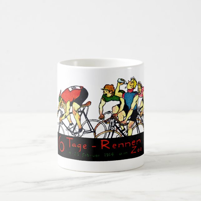 Tävlingaffisch för 1914 cykel kaffemugg (Center)