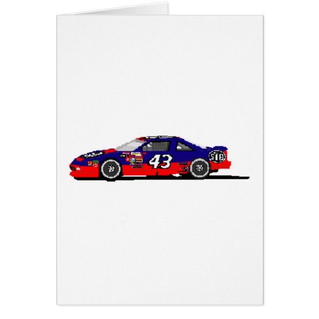 Tävlingbil Hälsningskort (Framsidan)