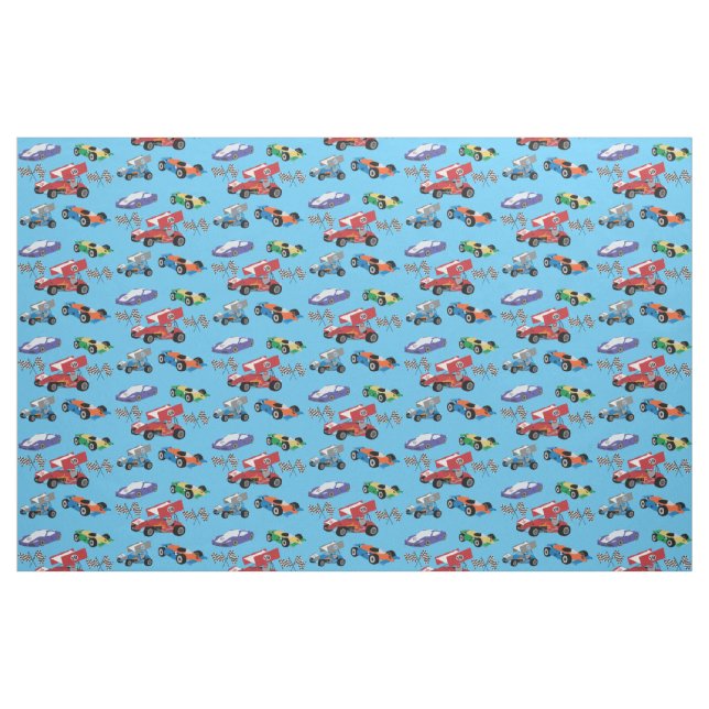 Tävlingbilar Tyg (Fat Quarter)