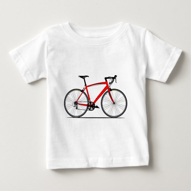 Tävlingcykel T-shirt (Framsida)