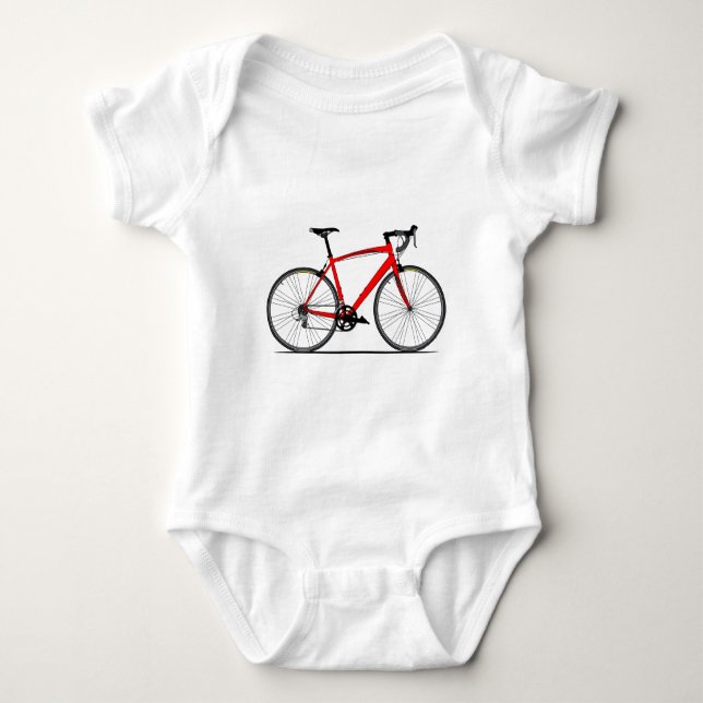 Tävlingcykel Tee Shirt (Framsida)