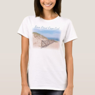 Tävlingen pekar stranden på uddtorsk t shirt
