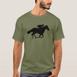 Tävlinghäst och Jockey. Tee