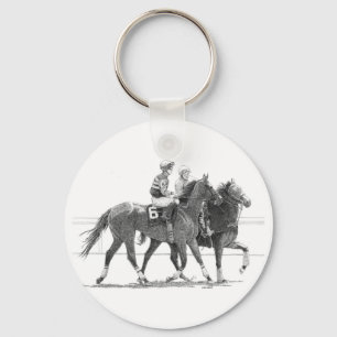 Tävlinghästkeychain Nyckelring