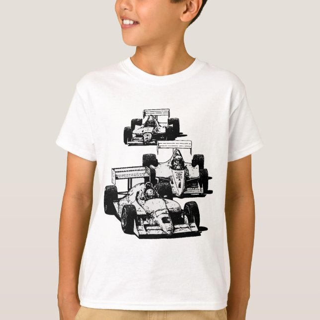 TÄVLINGS- BILAR T SHIRT (Framsida)
