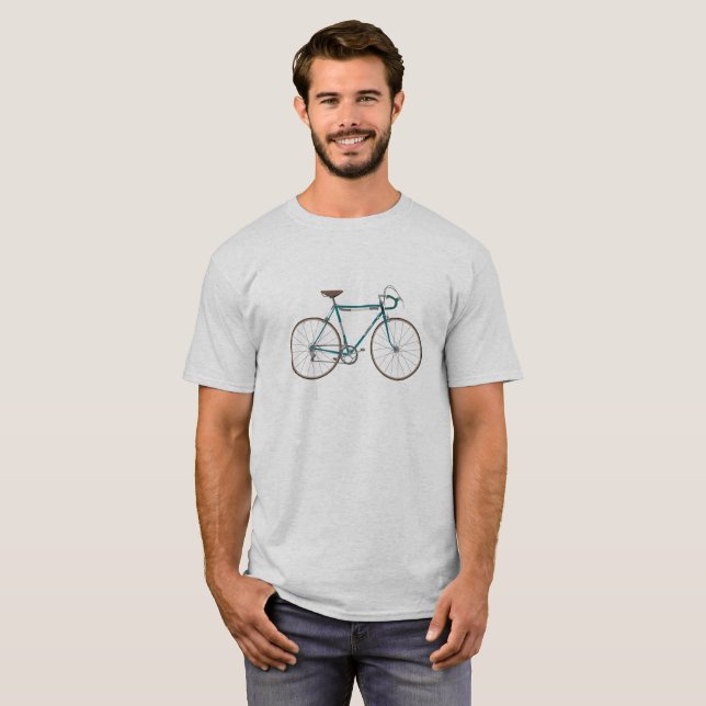 Tävlings- cykelt-skjorta för Retro passion T-shirt (Hel framsida)