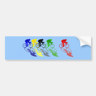 Tävlings- cykla för vägcykelväg bildekal