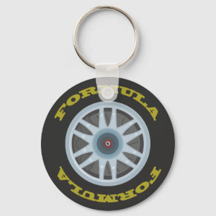Tävlings- däck Keychain Nyckelring