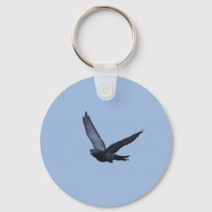 Tävlings- duva kommande hem- Keychain Nyckelring