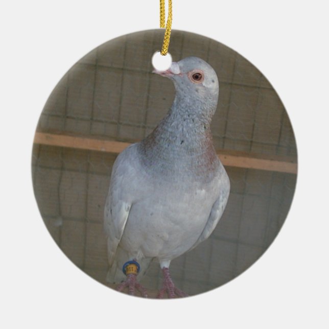 Tävlings- Homer prydnad Julgransprydnad Keramik (Framsidan)