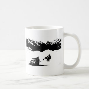 Tävlings- myteri för Snowmobile Kaffemugg
