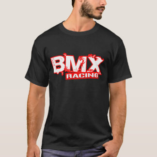TÄVLINGS- RÖD VIT FÖR BMX T-SHIRT