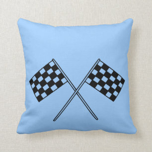 Tävlings- rutig flaggor kudde