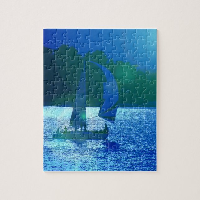Tävlings- segelbåtpussel för Spinnaker Pussel (Vertikal)
