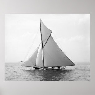 Tävlings- Sloop Oweene, 1891 Poster