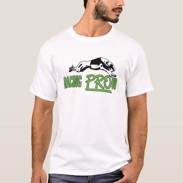 Tävlings- stolt - tända t shirt (Framsida)