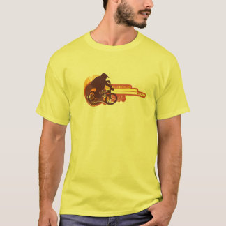 tävlings- vintageoldschool för 70-tal BMX T-shirt