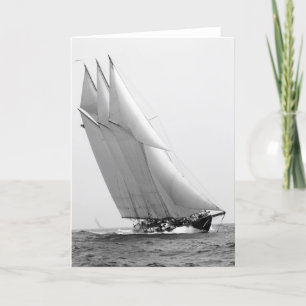 Tävlings- yacht Atlanten, 1904 Kort