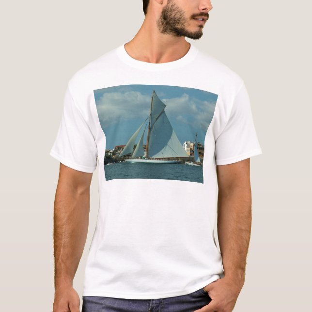 Tävlings- yacht för klassiker tröja (Framsida)