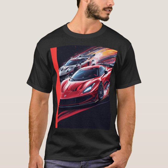 TÄVLINGSBIL T SHIRT (Framsida)