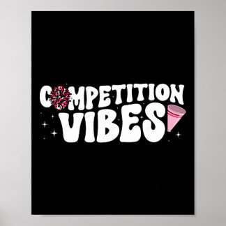 Tävlingssjäl Cheer Komp Dag Cheerleader Komp Poster