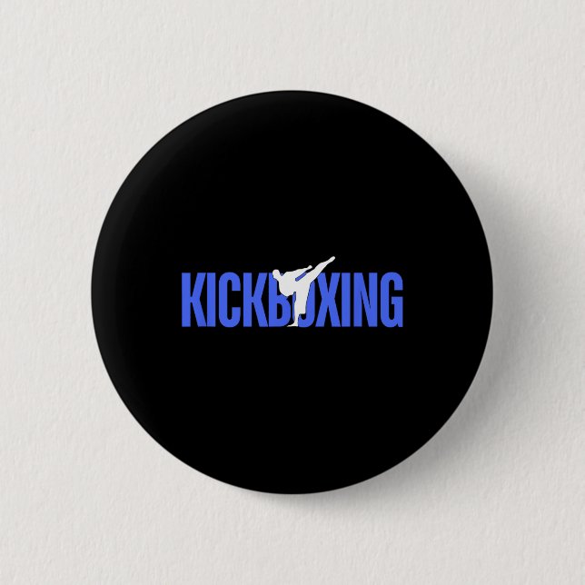 Tävlingsskickboxning Knapp (Framsida)