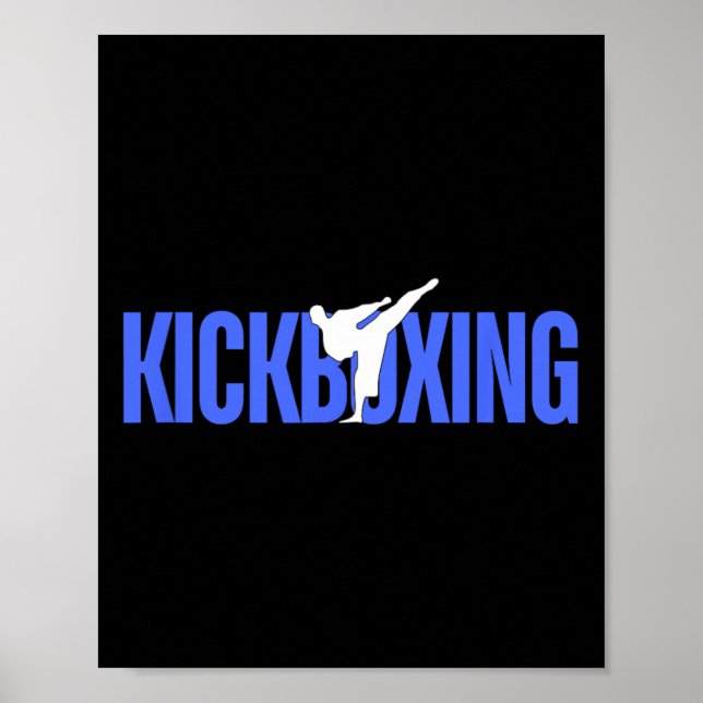Tävlingsskickboxning Poster (Framsidan)