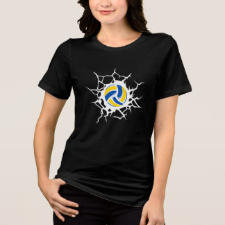Tävlingsspecifik volleyboll tema t shirt