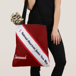 Tävlingstotebag Custom band CROWN tävlingar Tygkasse