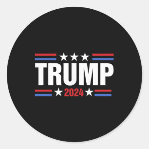 Tävnadstecken dör aldrig vid 2024 års Trump-tagnin Runt Klistermärke